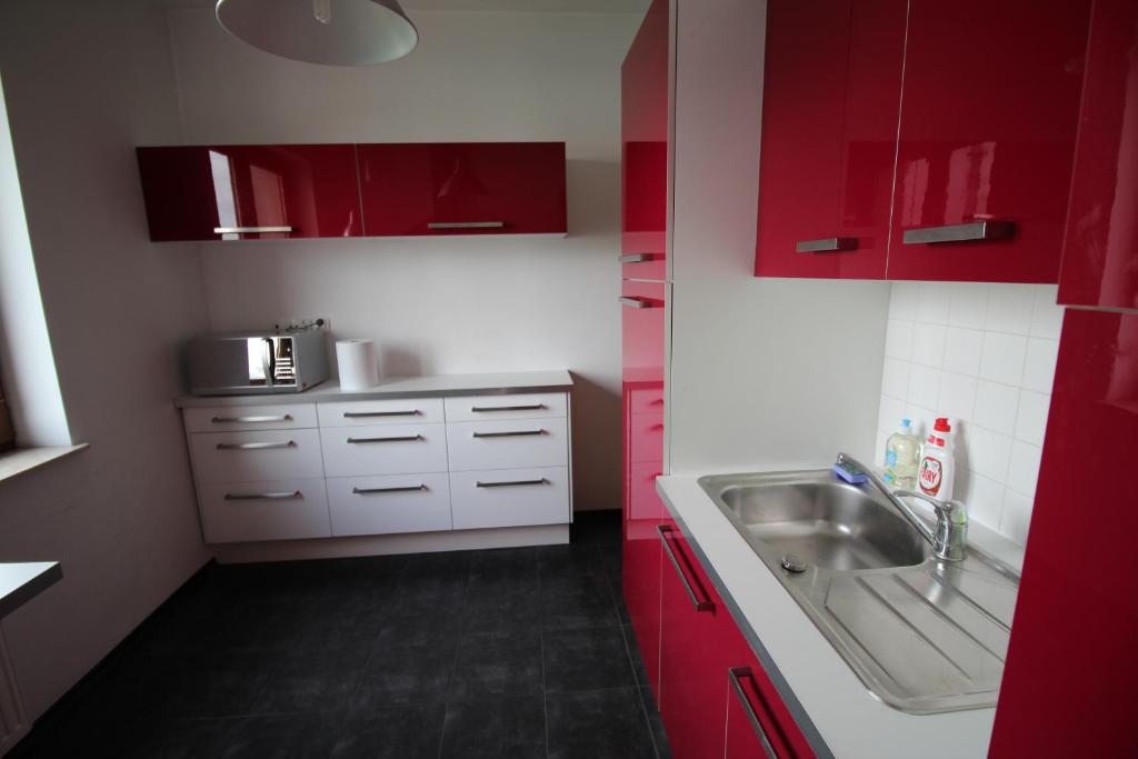 Kuchyňa alebo kuchynka v ubytovaní Apartament Józefa 1