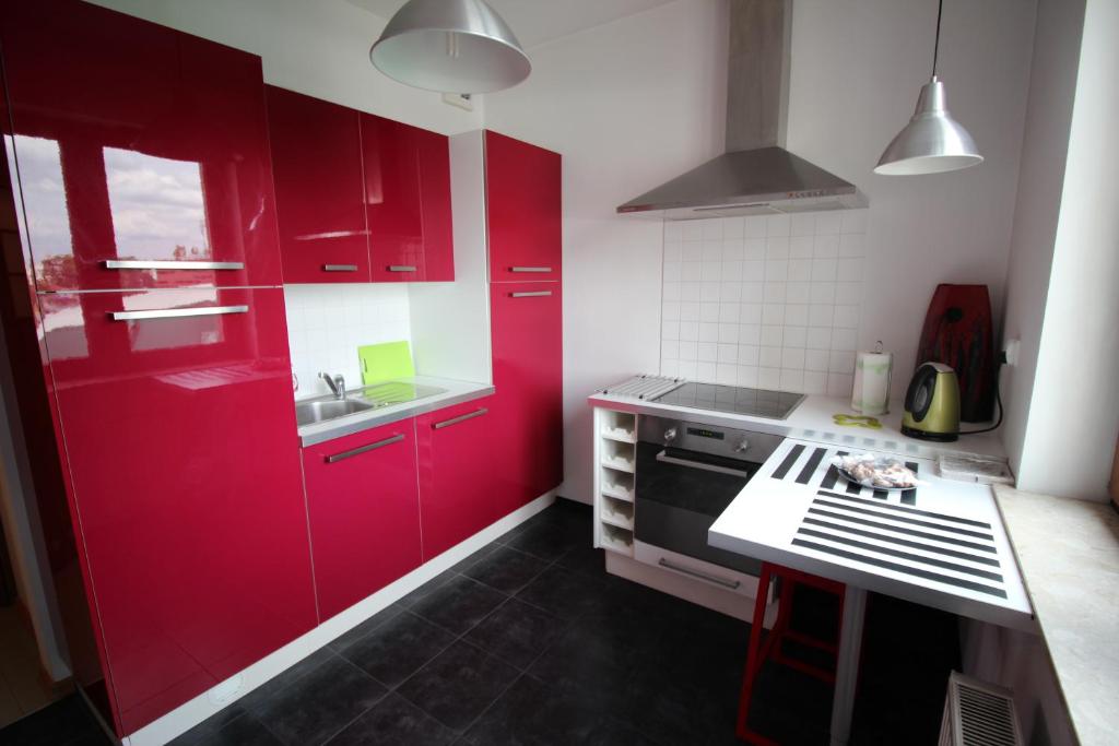 Kuchyňa alebo kuchynka v ubytovaní Apartament Józefa 1