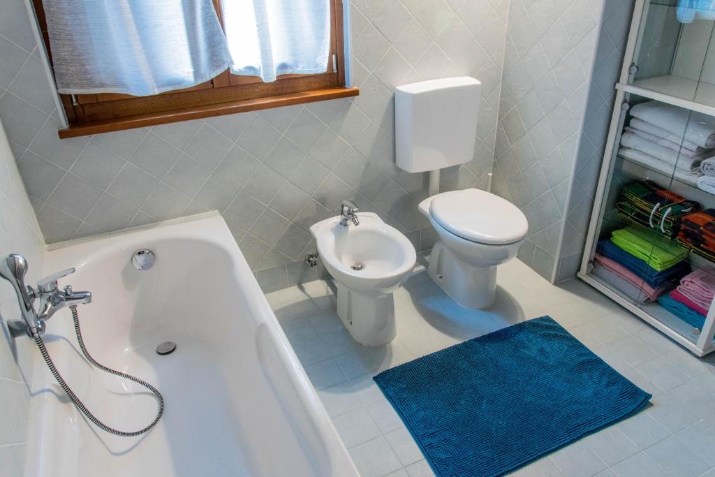 Koupelna v ubytování B&B Ca'neva