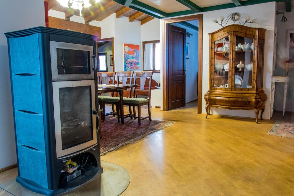 Kuchyň nebo kuchyňský kout v ubytování B&B Ca'neva