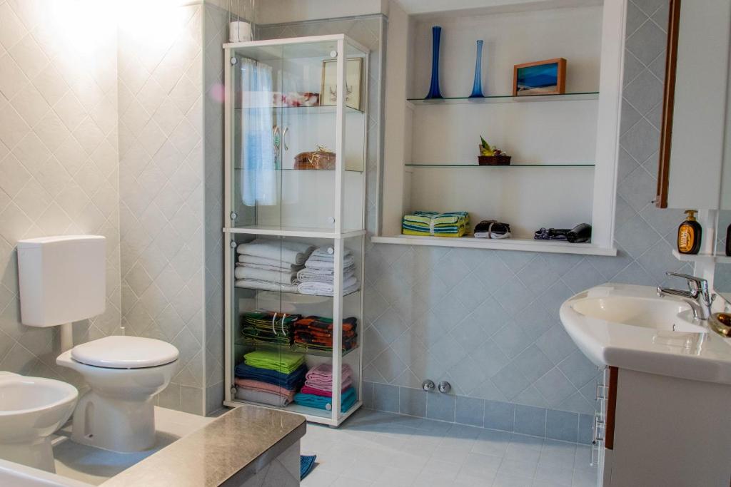 Koupelna v ubytování B&B Ca'neva