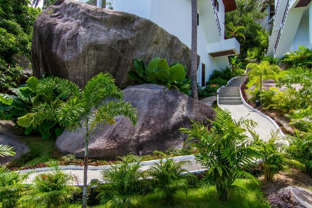 Zahrada ubytování The Plantation Koh Tao
