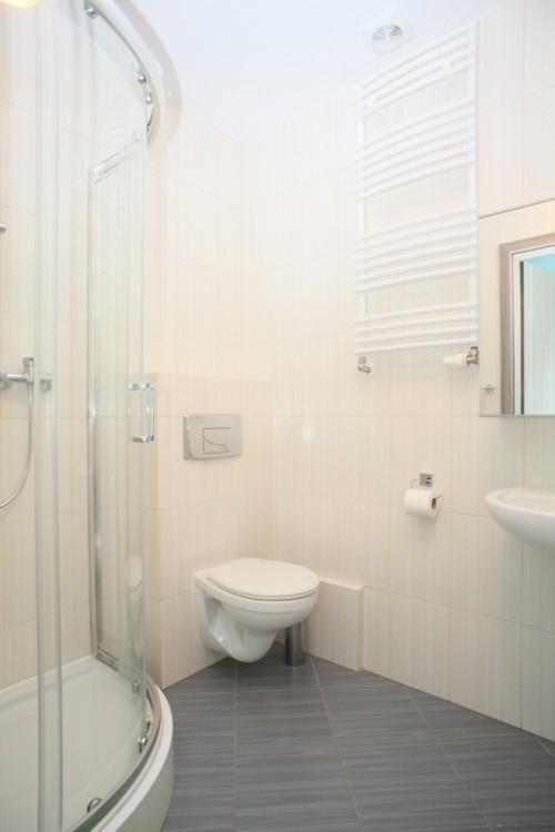 Koupelna v ubytování Hostel Browar Jedlinka