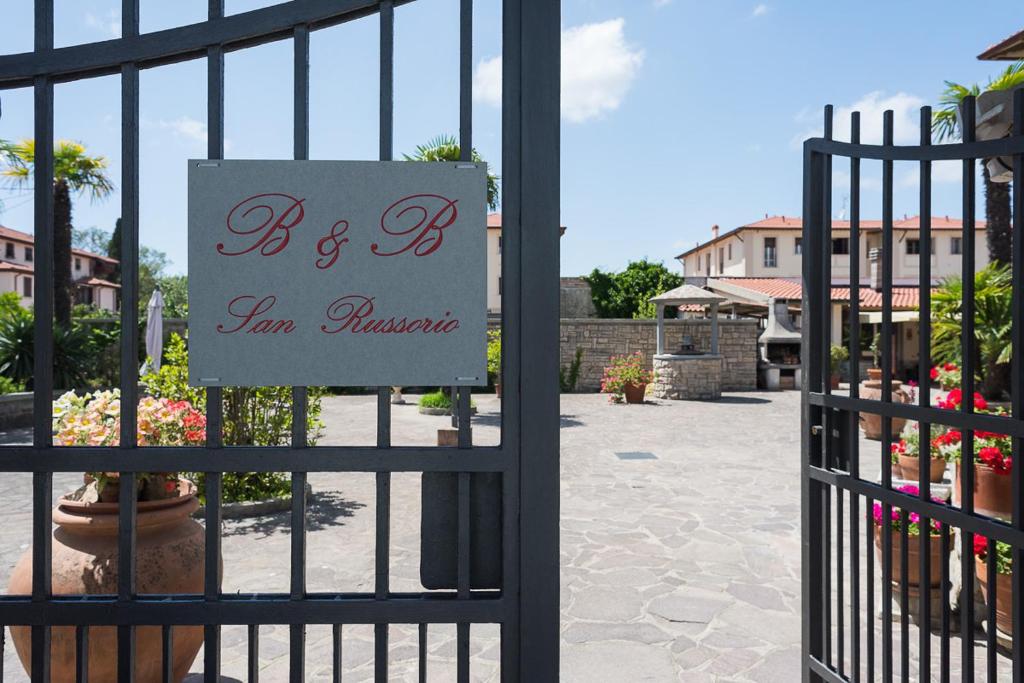 Certifikát, hodnocení, plakát nebo jiný dokument vystavený v ubytování B&B San Russorio