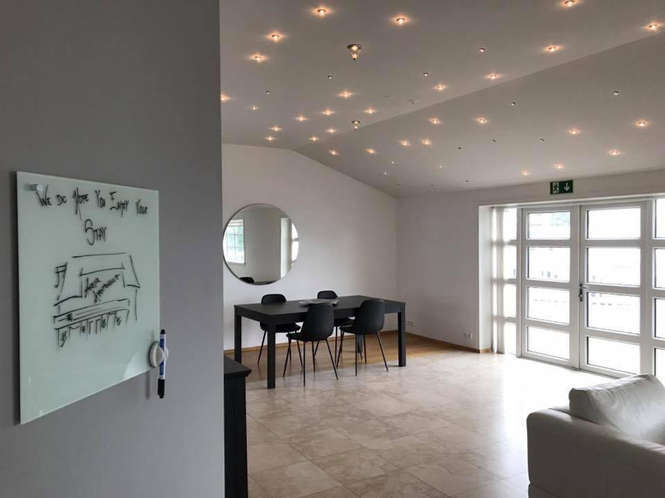 Posezení v ubytování Askja Apartment