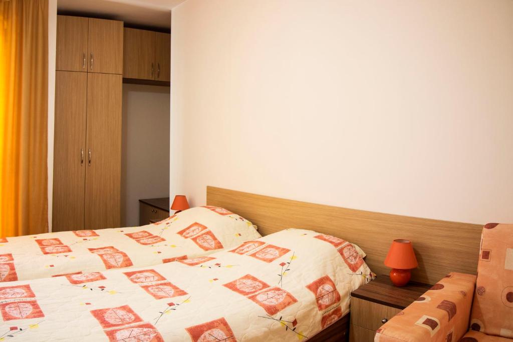 Postel nebo postele na pokoji v ubytování Ivatea Family Hotel