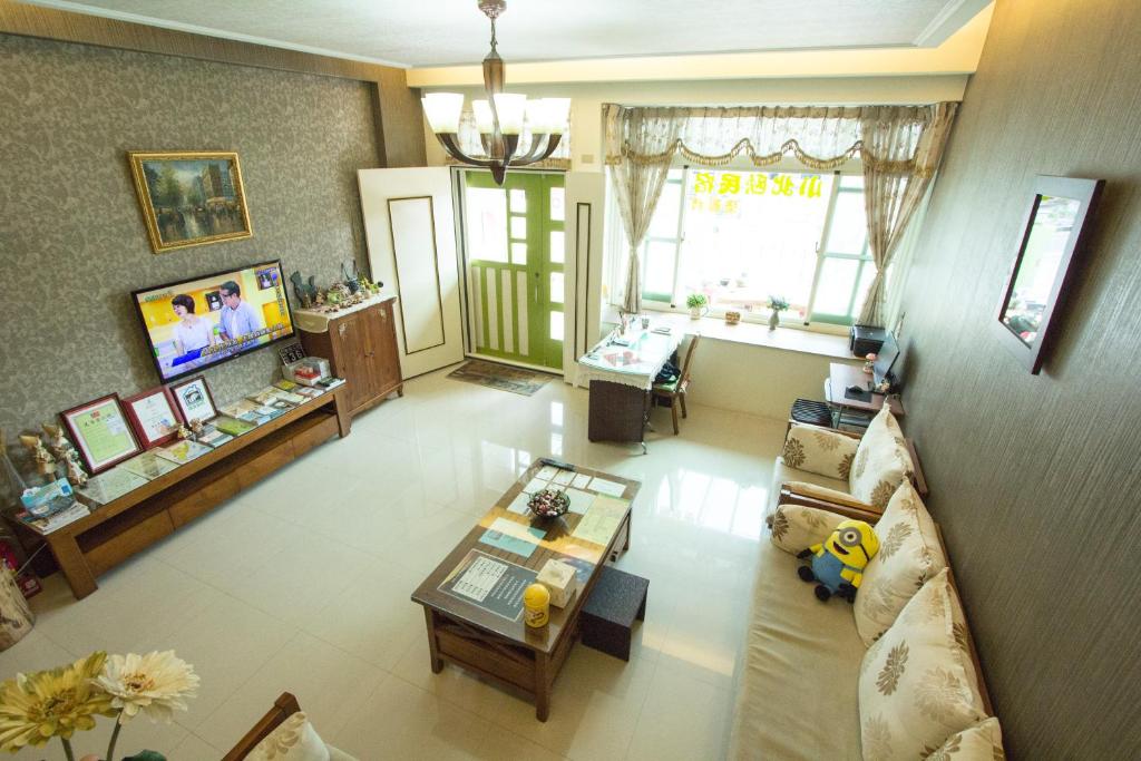TV a/nebo společenská místnost v ubytování Vicking Guesthouse