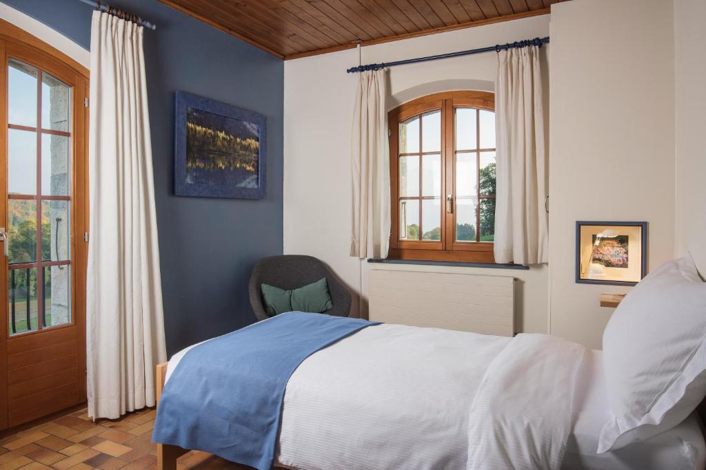 Letto o letti in una camera di Crêt-Bérard