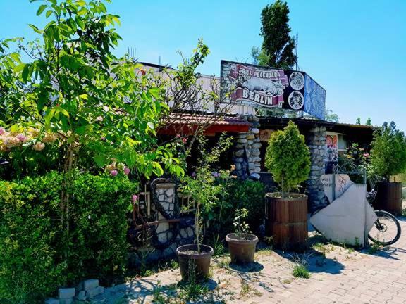 Vonkajšia záhrada v ubytovaní Guesthouse Berlin