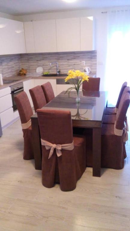 Posezení v ubytování Deluxe Apartment Nika