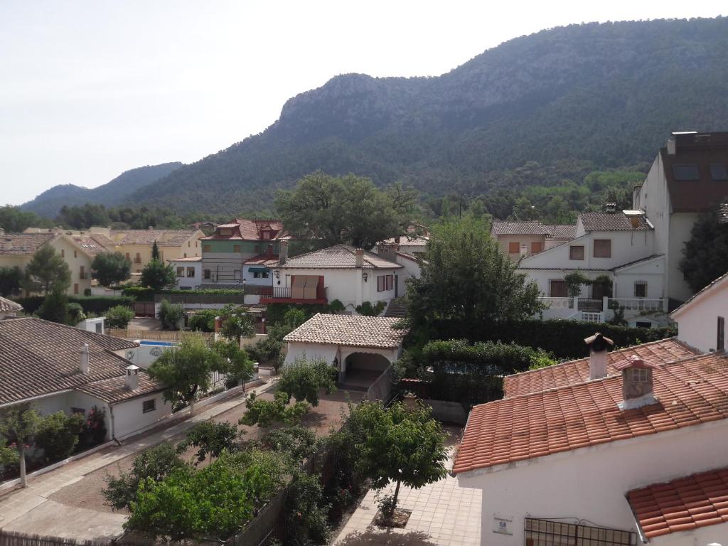 Vista general de una montaña o vista desde la casa vacacional