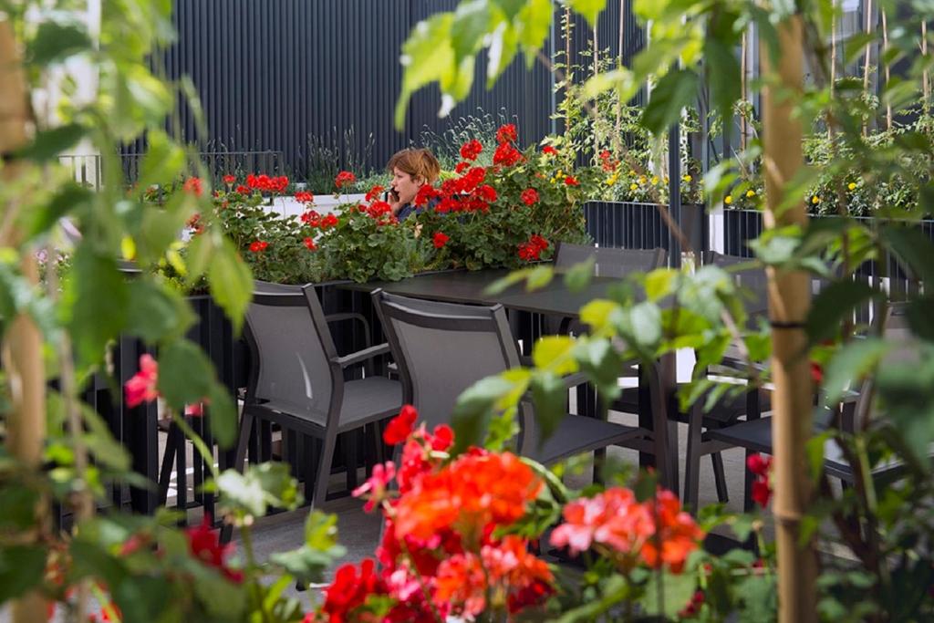 Zahrada ubytování Hotel Sana