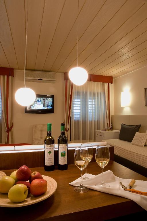 TV a/nebo společenská místnost v ubytování Venica & Venica Wine Resort