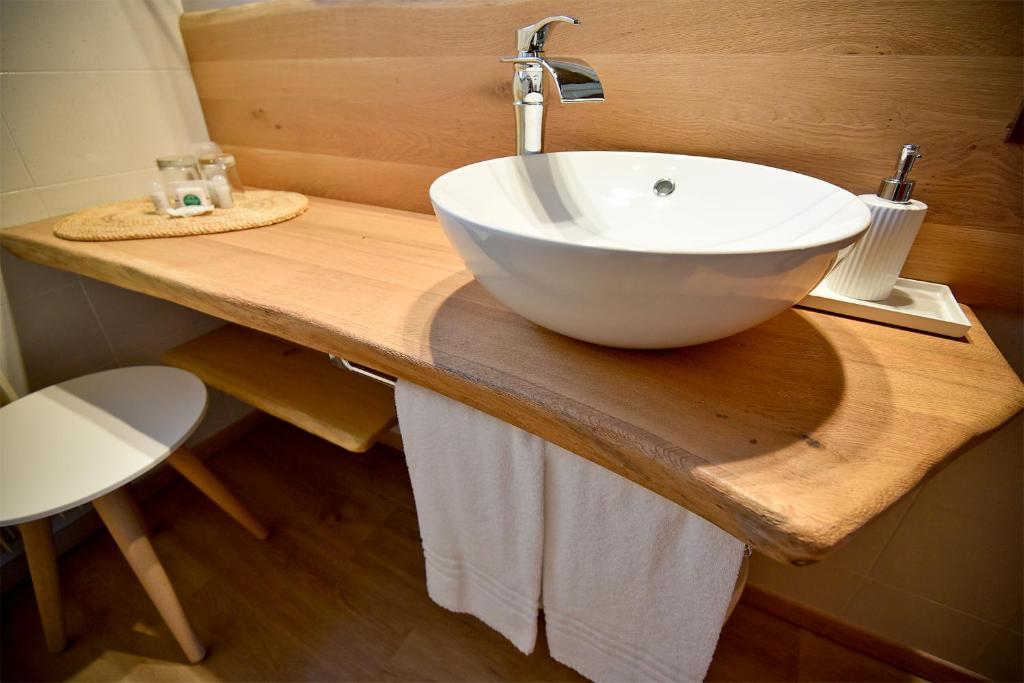 Koupelna v ubytování Venica & Venica Wine Resort