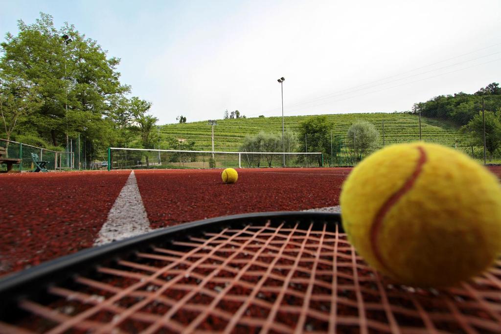 Tenis a/nebo squash v ubytování Venica & Venica Wine Resort nebo okolí