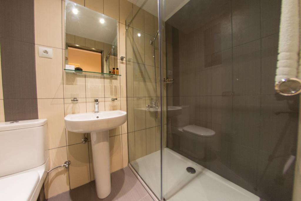 Kúpeľňa v ubytovaní Dimaras Apartments