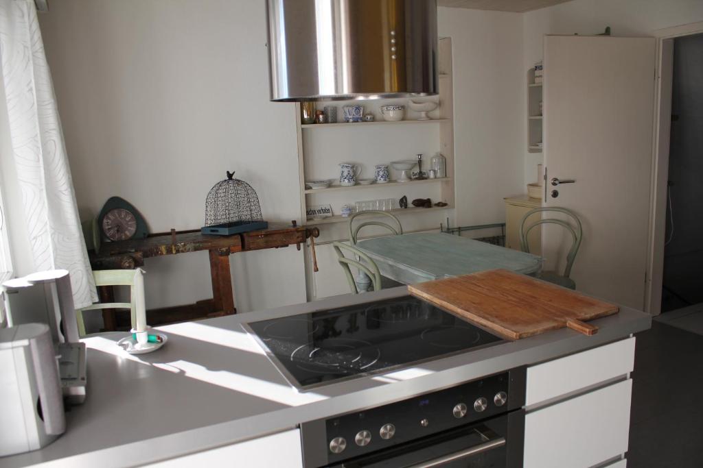 Kuchyň nebo kuchyňský kout v ubytování Wohnzopf