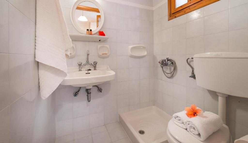 Kúpeľňa v ubytovaní Dimaras Apartments