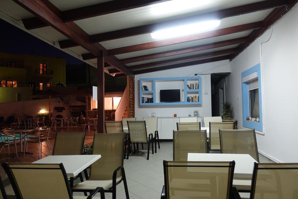 Restaurace v ubytování Nikis Studios