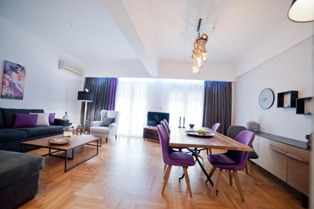 Posedenie v ubytovaní Acropolis View Deluxe Penthouse & Luxury Apartments