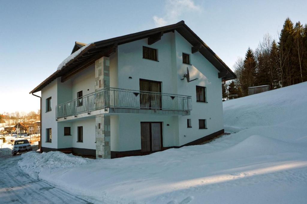 Panoramablick v zimě