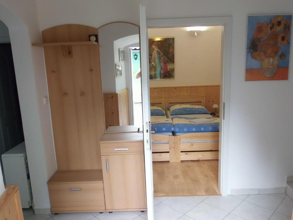 Postel nebo postele na pokoji v ubytování Penzion Netolice
