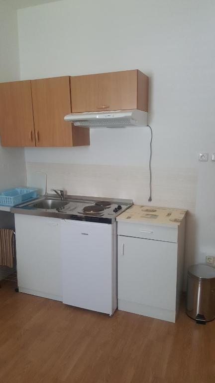Kuchyň nebo kuchyňský kout v ubytování Apartments Barbara