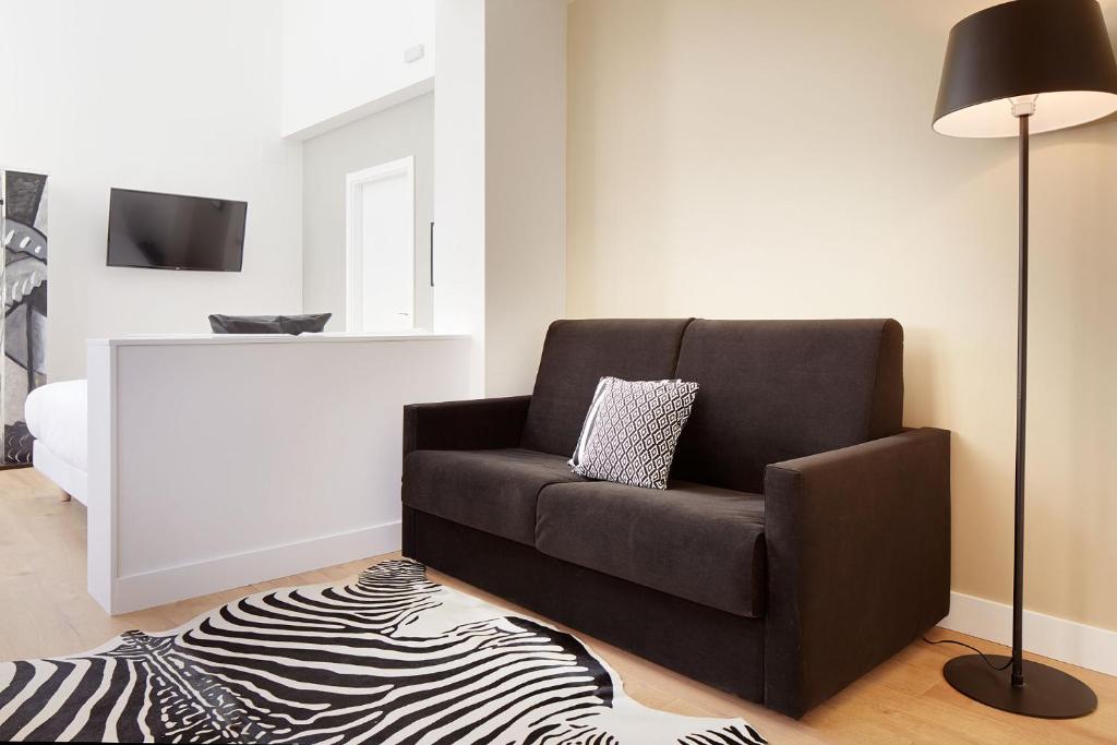 TV a/nebo společenská místnost v ubytování Hotel Flysch