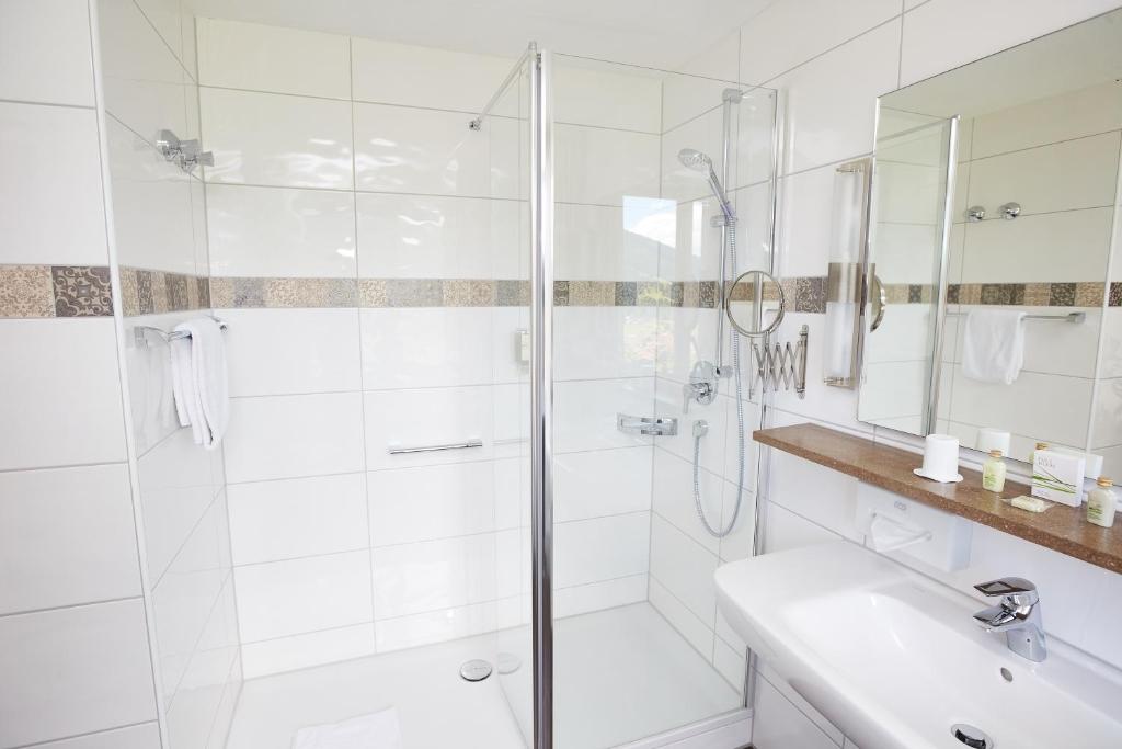 Koupelna v ubytování Hotel Prinz-Luitpold-Bad