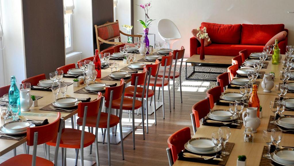 Posezení v ubytování Hôtel Argia