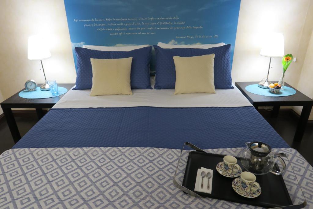 Postel nebo postele na pokoji v ubytování Mare Nostrum Petit Hôtel