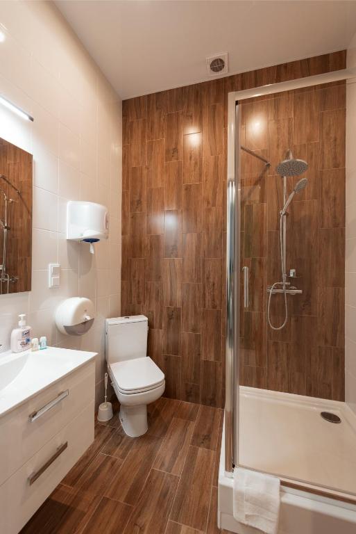 Kúpeľňa v ubytovaní Ginger ApartHostel