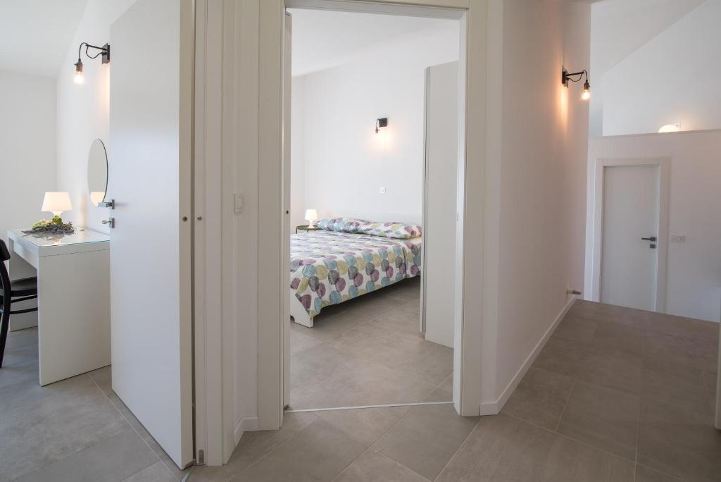 Łóżko lub łóżka w pokoju w obiekcie Franko & Ana apartments