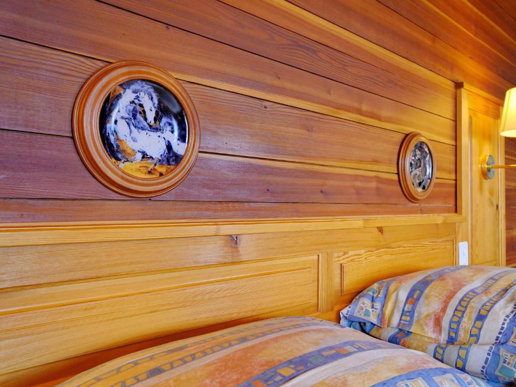 Postel nebo postele na pokoji v ubytování Hotel Alpenblick