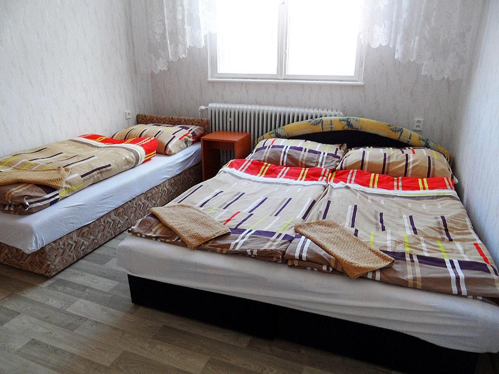 Postel nebo postele na pokoji v ubytování Ubytování ve Vinařství Michna
