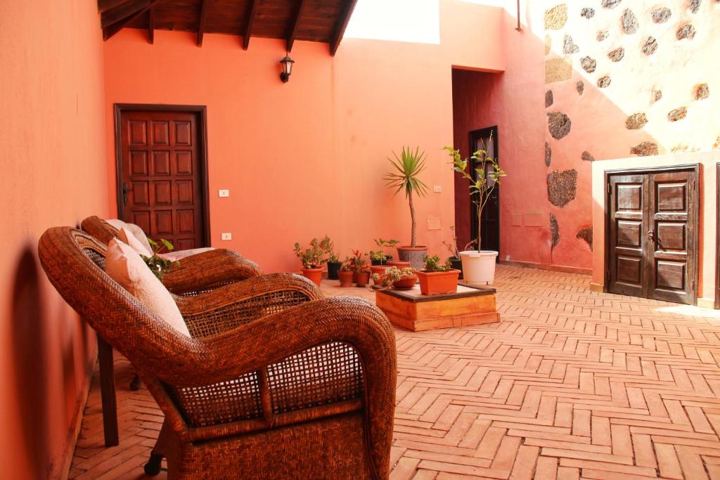 Posezení v ubytování Casa Rural los Ajaches