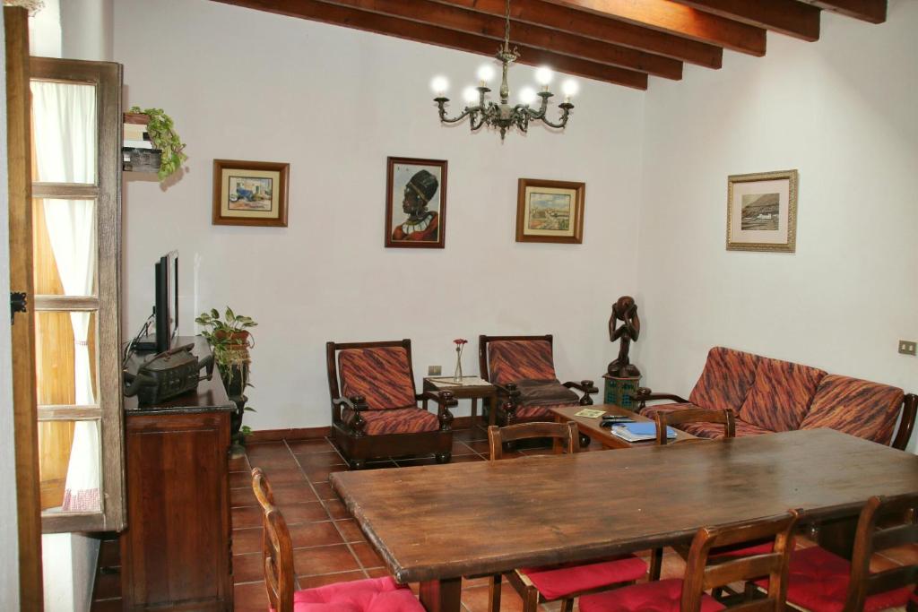 Posezení v ubytování Casa Rural los Ajaches