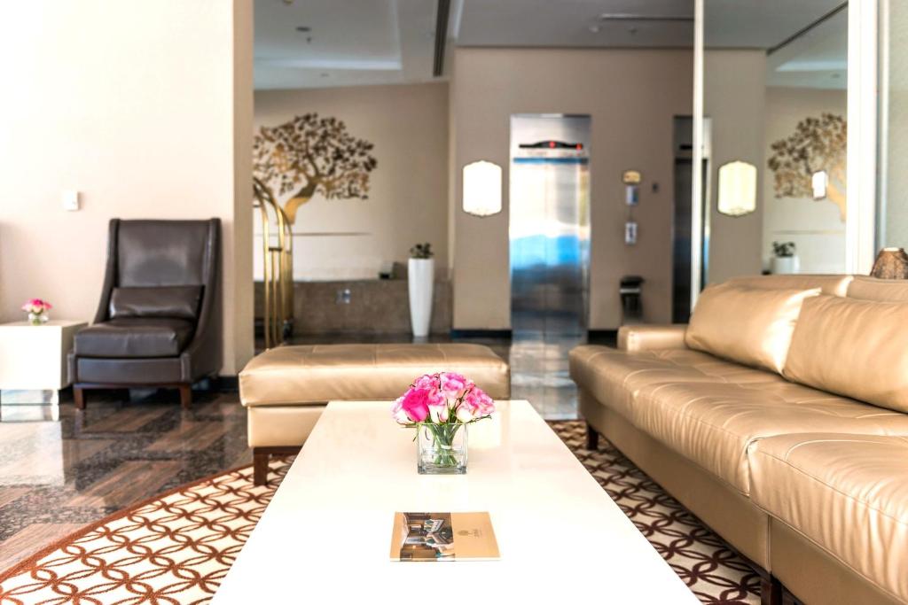 Posezení v ubytování Jannah Marina Hotel Apartments