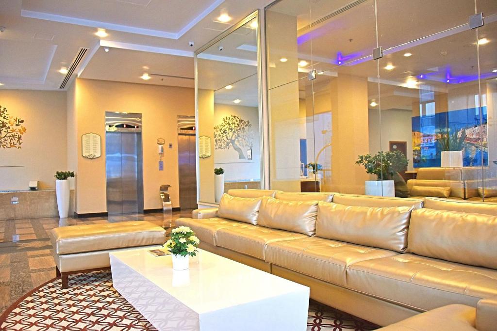 Posezení v ubytování Jannah Marina Hotel Apartments