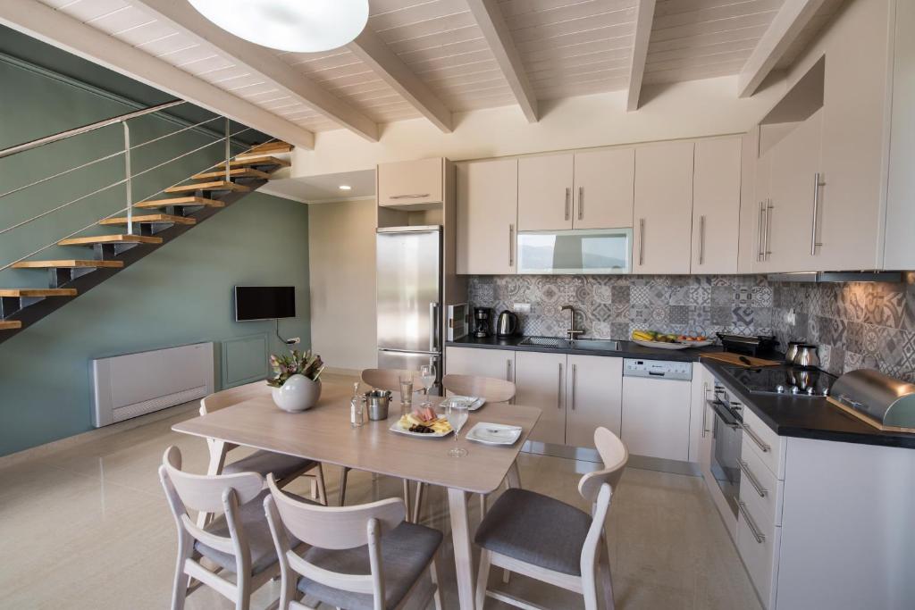 Kuchyň nebo kuchyňský kout v ubytování Balver Luxury Apartments