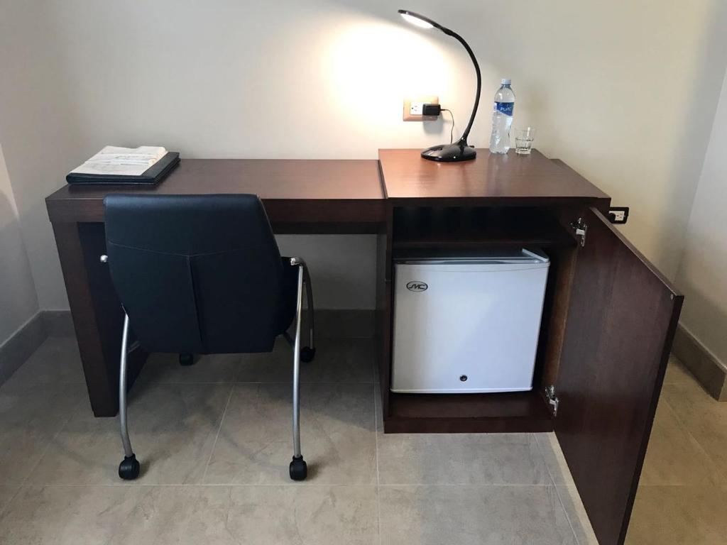 Kuchyň nebo kuchyňský kout v ubytování Hotel Marcelius