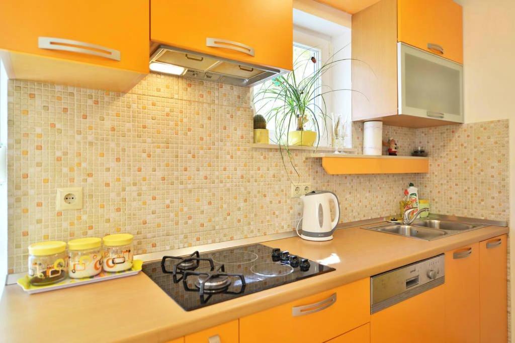 Kuchyňa alebo kuchynka v ubytovaní Apartment Vicko