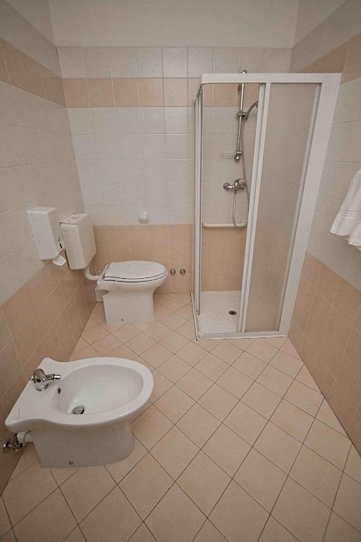 Koupelna v ubytování Hotel Aquadolce