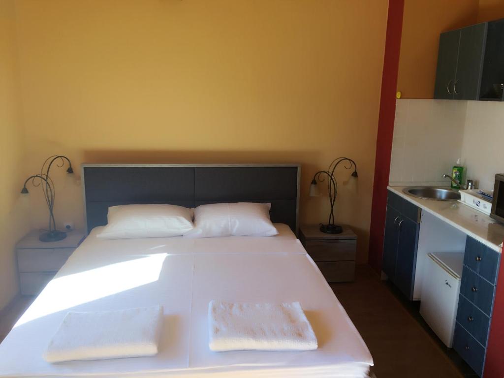 Postel nebo postele na pokoji v ubytování Apart hotel Samardzic