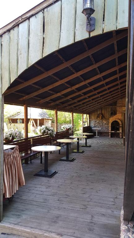 Restaurace v ubytování Viesu nams Klāņas