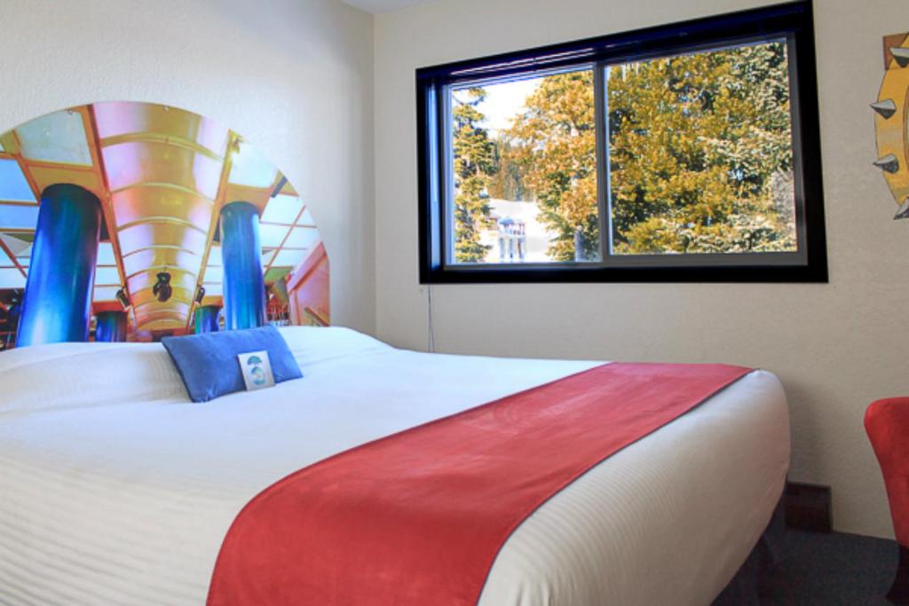 Postel nebo postele na pokoji v ubytování The Bulldog Hotel