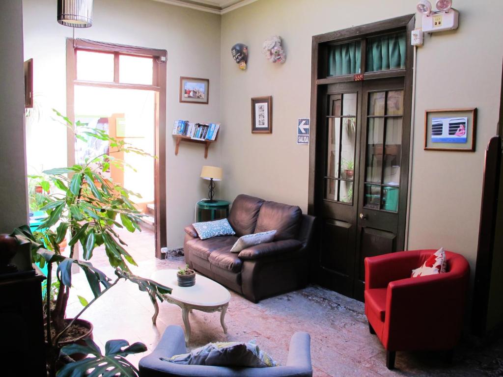 Posezení v ubytování Park Hostel