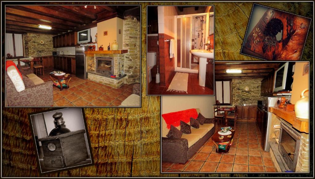Kuchyň nebo kuchyňský kout v ubytování La Posada de Oscos