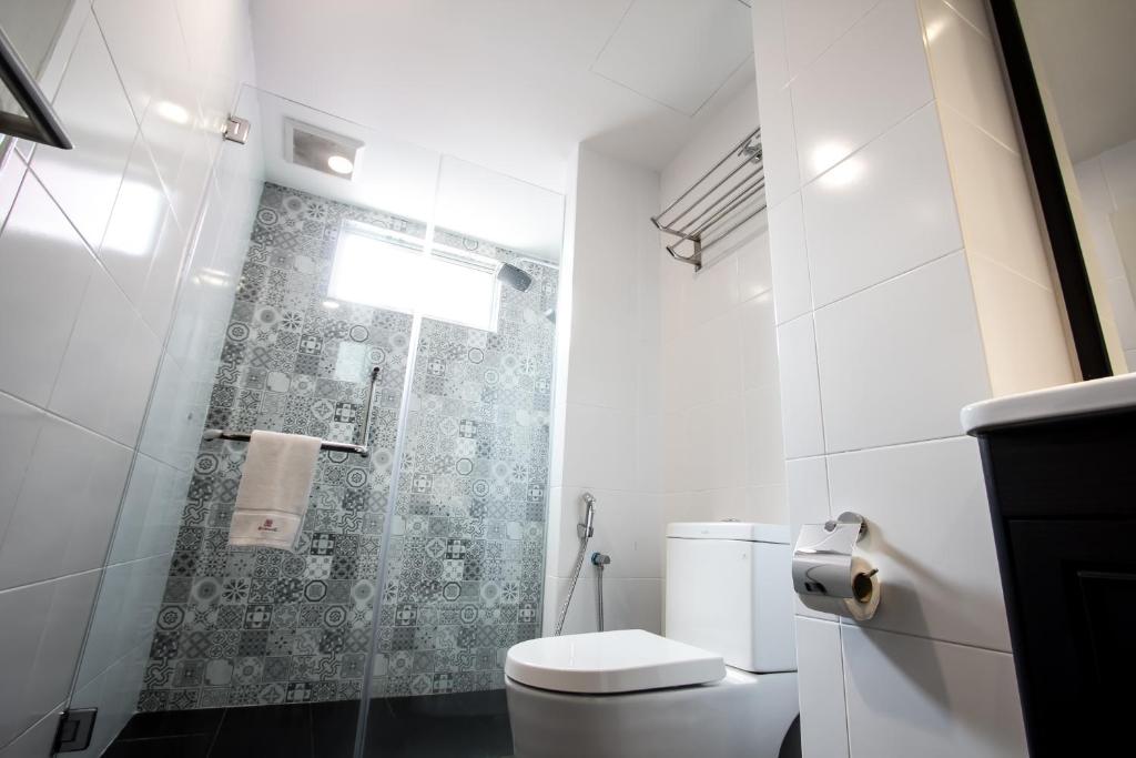Koupelna v ubytování Bloommaze Boutique Hotel Puchong