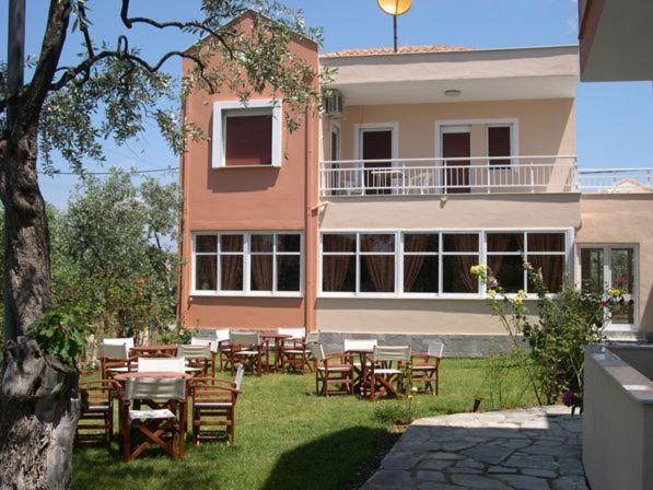 Budova, kde se aparthotel nachází